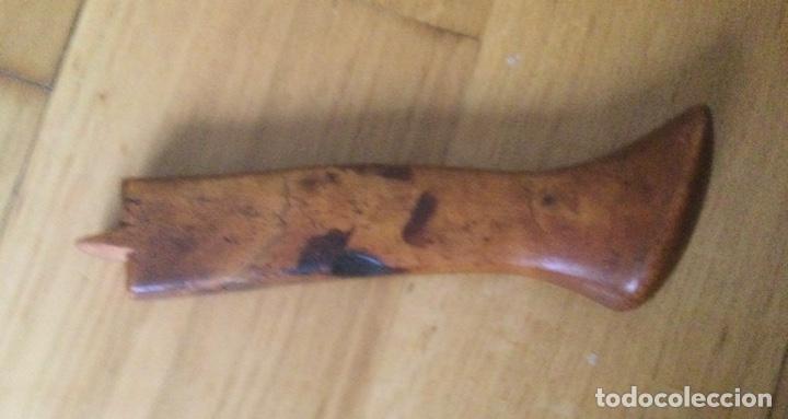 Antig&uuml;edades: ANTIGUO MANGO DE MADERA PARA HERRAMIENTA DE CARPINTERO - Foto 3