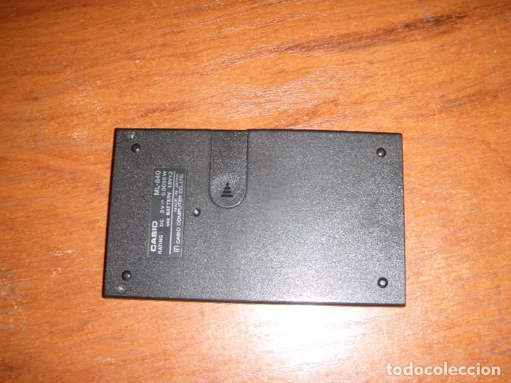 Antig&uuml;edades: CALCULADORA CASIO MELODY ML-840 ML 840 FUNCIONANDO BIEN - Foto 3