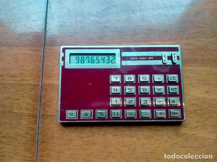 Antig&uuml;edades: Calculadora extrafina. Funcionando. Made in Taiwan - Foto 2