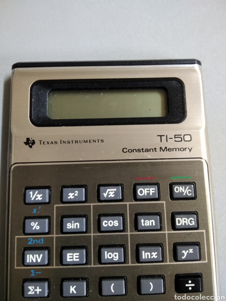 Antig&uuml;edades: Calculadora Texas Instruments Ti-50 - Foto 3