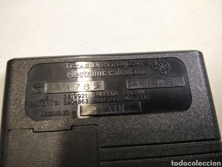Antig&uuml;edades: Calculadora Texas Instruments Ti-50 - Foto 6