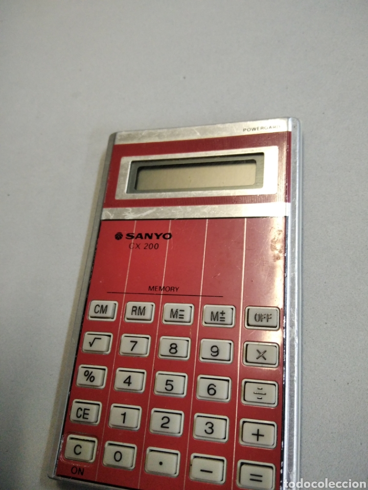 Antig&uuml;edades: Calculadora Sanyo CX 200 - Foto 2