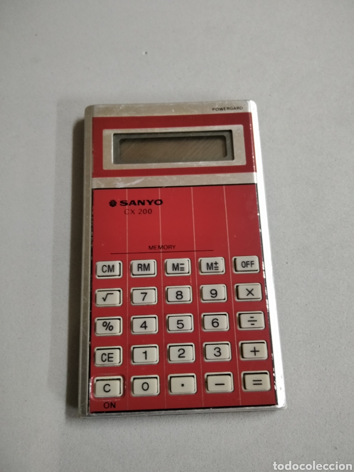 Antig&uuml;edades: Calculadora Sanyo CX 200 - Foto 1