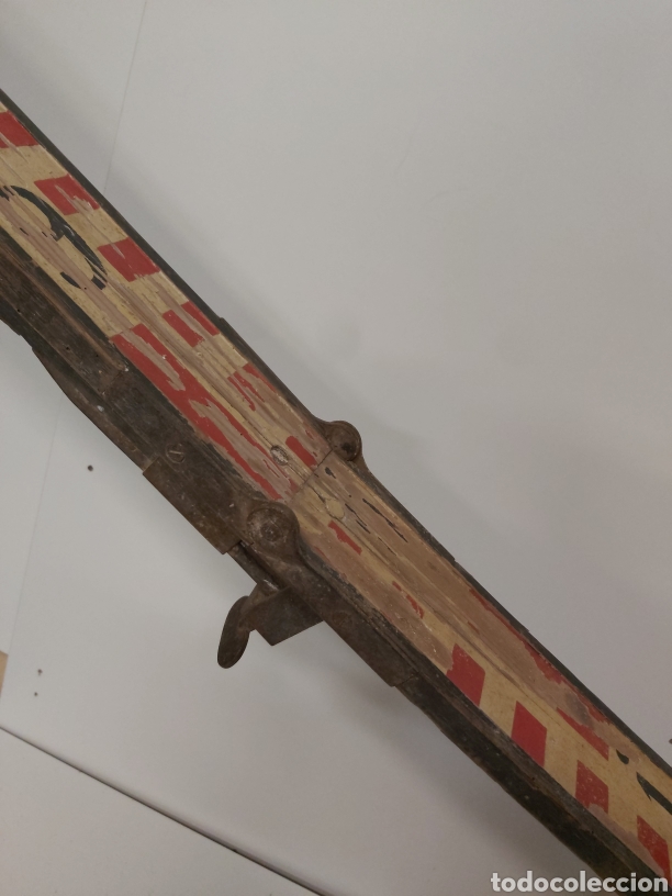 Antig&uuml;edades: Antigua Regla topograf&iacute;a madera - Foto 9