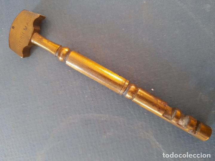 Antig&uuml;edades: cortacristales britanico de laton, 11cm aprox - Foto 1
