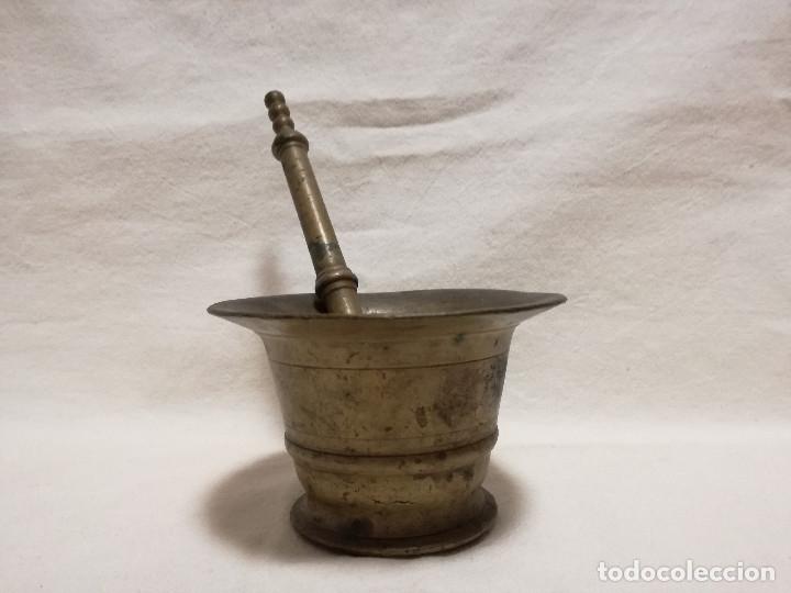 Antig&uuml;edades: ALMIREZ O MORTERO DE BRONCE / LATON - Foto 3
