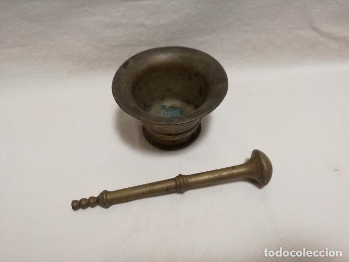 Antig&uuml;edades: ALMIREZ O MORTERO DE BRONCE / LATON - Foto 5