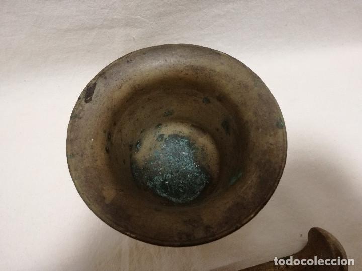 Antig&uuml;edades: ALMIREZ O MORTERO DE BRONCE / LATON - Foto 6
