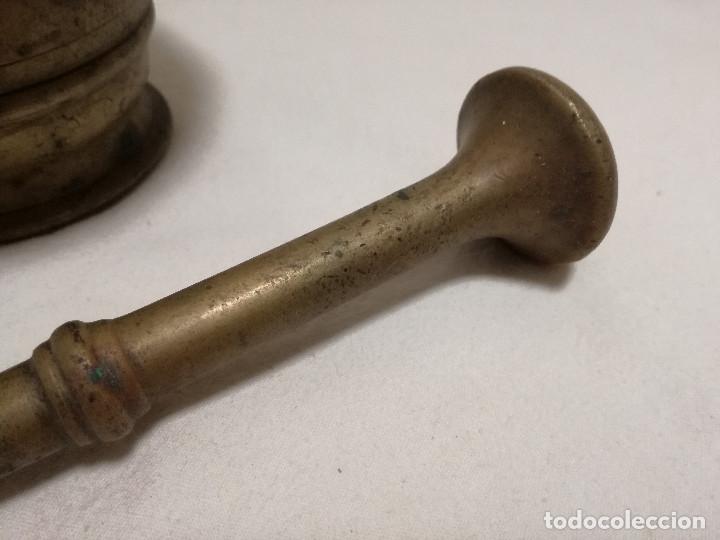 Antig&uuml;edades: ALMIREZ O MORTERO DE BRONCE / LATON - Foto 8