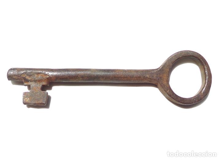 Antig&uuml;edades: LLAVE DE FORJA. COLECCI&Oacute;N.- 15,5 CM DE LARGO - Foto 1