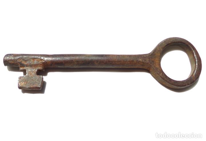 Antig&uuml;edades: LLAVE DE FORJA. COLECCI&Oacute;N.- 15,5 CM DE LARGO - Foto 2