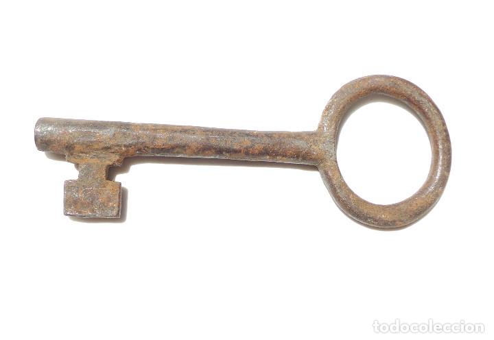 Antig&uuml;edades: LLAVE DE FORJA. COLECCI&Oacute;N.- 14 CM DE LARGO - Foto 3