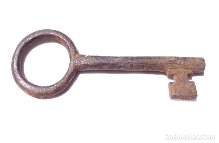 Antig&uuml;edades: LLAVE DE FORJA. COLECCI&Oacute;N.- 14 CM DE LARGO - Foto 4