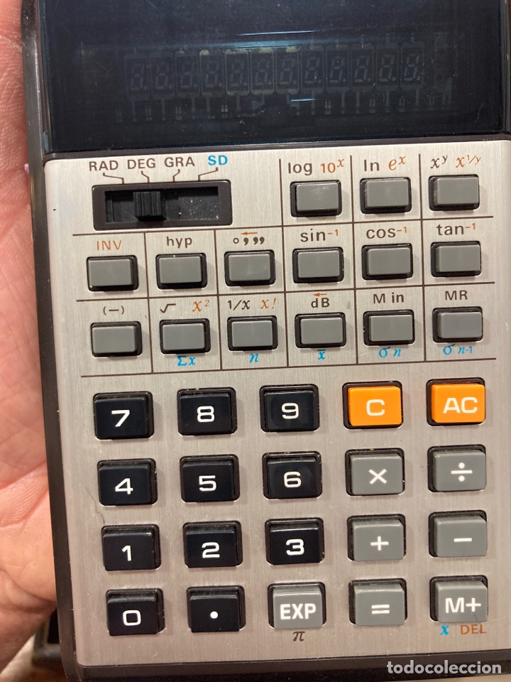 Antig&uuml;edades: Antigua calculadora Casio - Foto 3