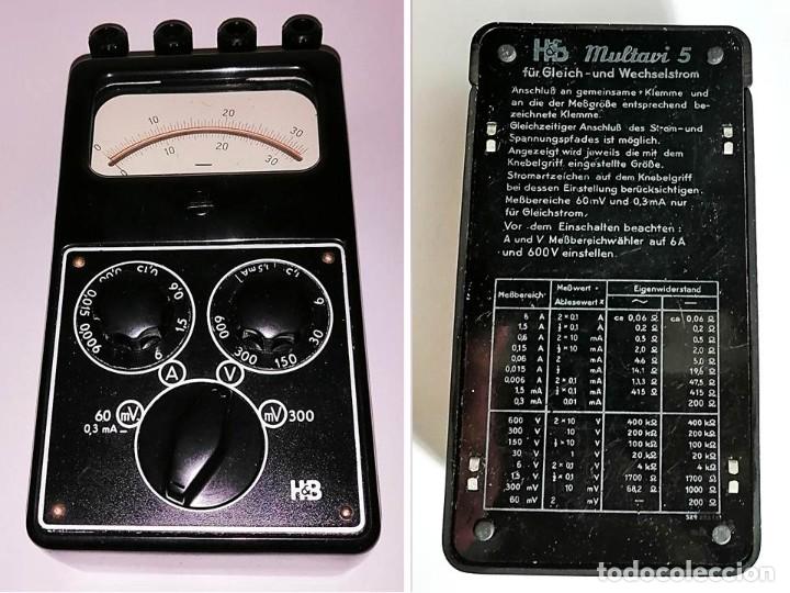 Antig&uuml;edades: POL&Iacute;METRO MULTAVI 5 HARTMANN & BRAUN 1955 - Foto 2