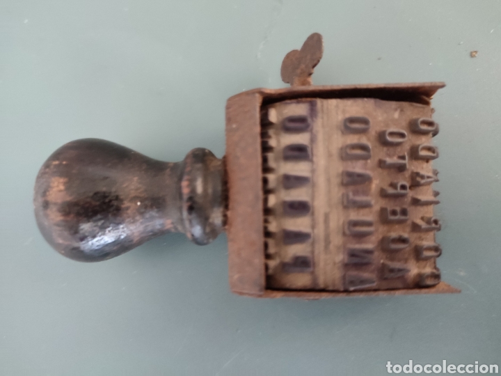 Antig&uuml;edades: Antiguo tamp&oacute;n a&ntilde;os 40 - Foto 5