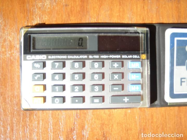 Antig&uuml;edades: CASIO SOLAR FUNCIONANDO SL-703 SL703 RARA - Foto 2