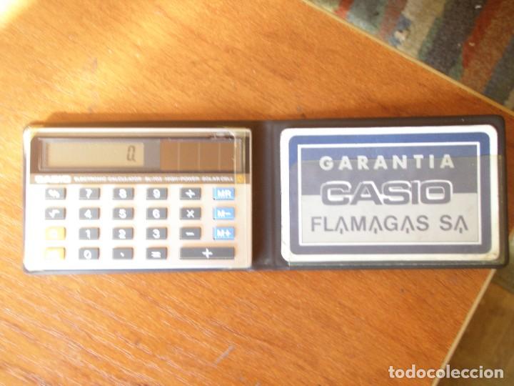 Antig&uuml;edades: CASIO SOLAR FUNCIONANDO SL-703 SL703 RARA - Foto 5