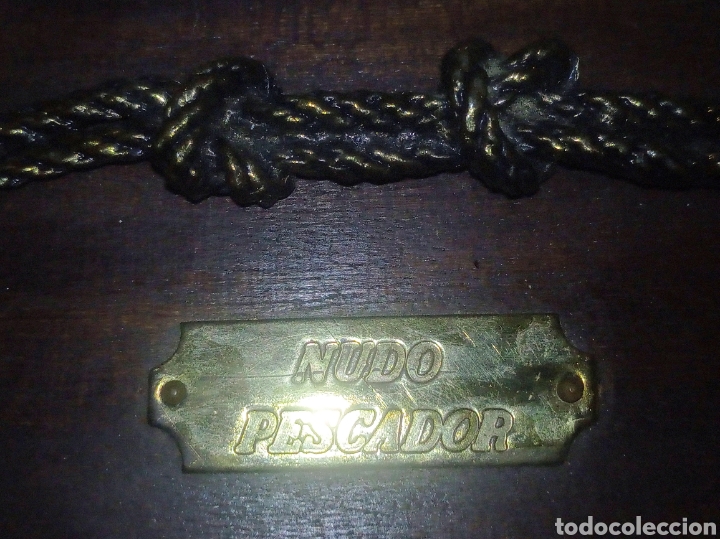 Antig&uuml;edades: Cuadro nudos marineros lat&oacute;n - Foto 3