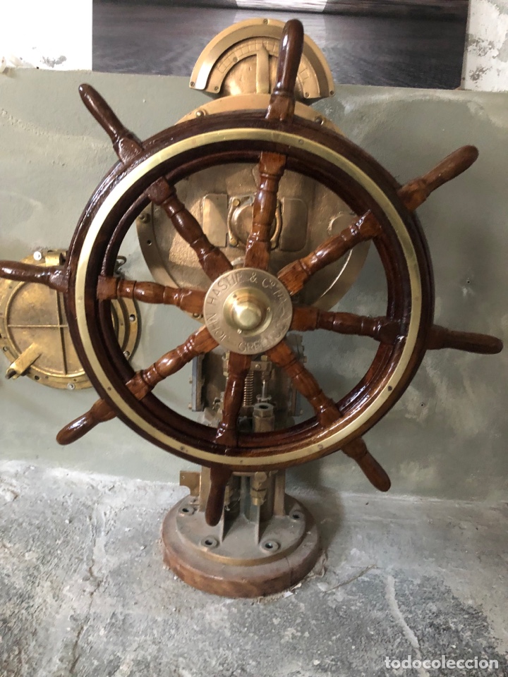 Antig&uuml;edades: Timonera barco, mando timon - Foto 1
