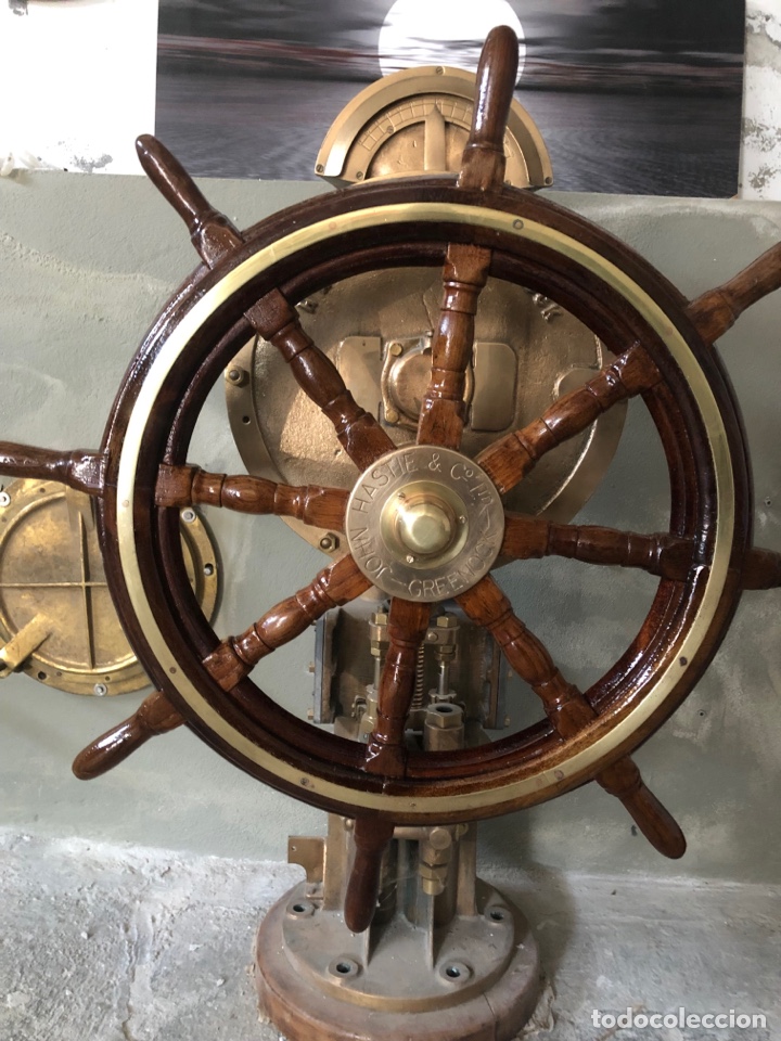 Antig&uuml;edades: Timonera barco, mando timon - Foto 4