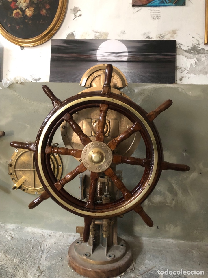 Antig&uuml;edades: Timonera barco, mando timon - Foto 6