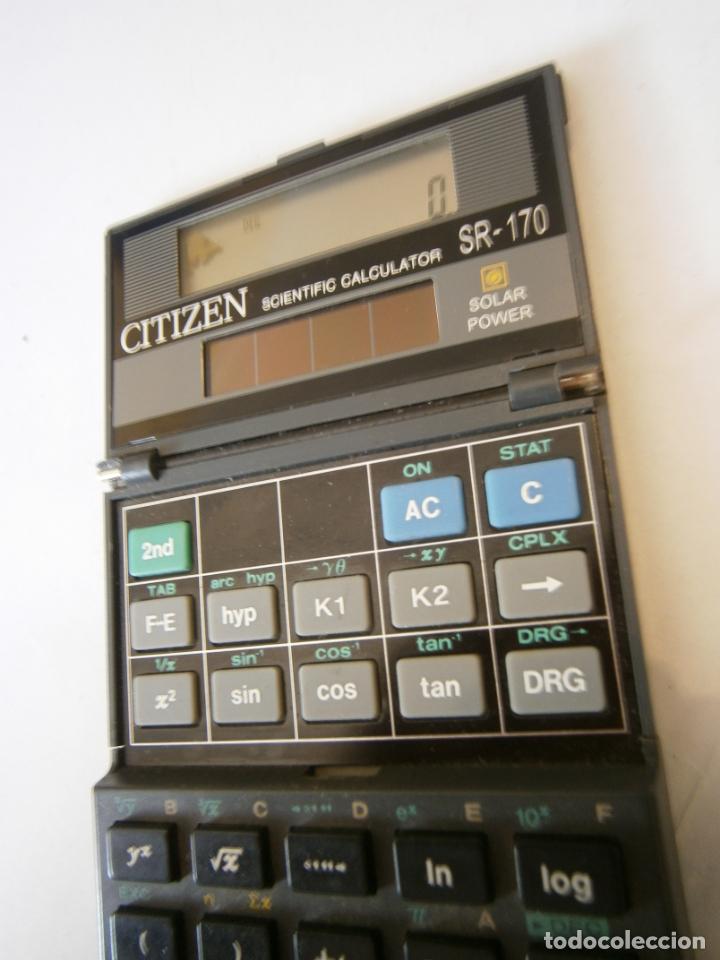 Antig&uuml;edades: ANTIGUA CALCUADORA CITIZEN SR-170 FUNCIONANDO - Foto 4