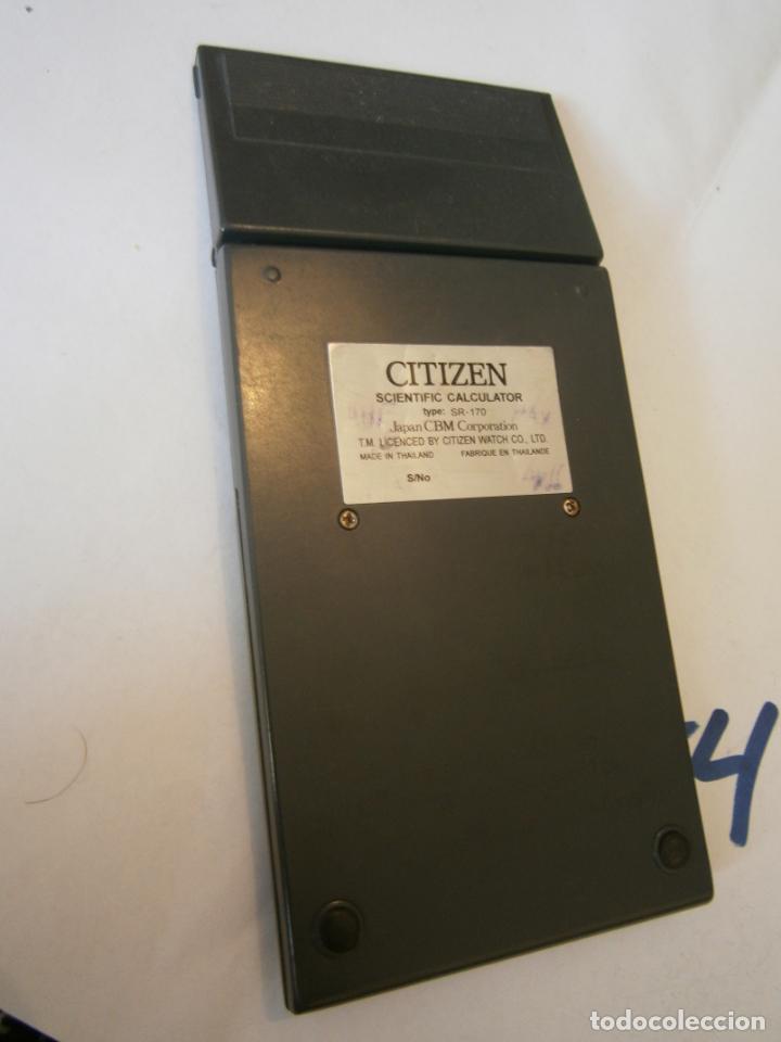 Antig&uuml;edades: ANTIGUA CALCUADORA CITIZEN SR-170 FUNCIONANDO - Foto 5