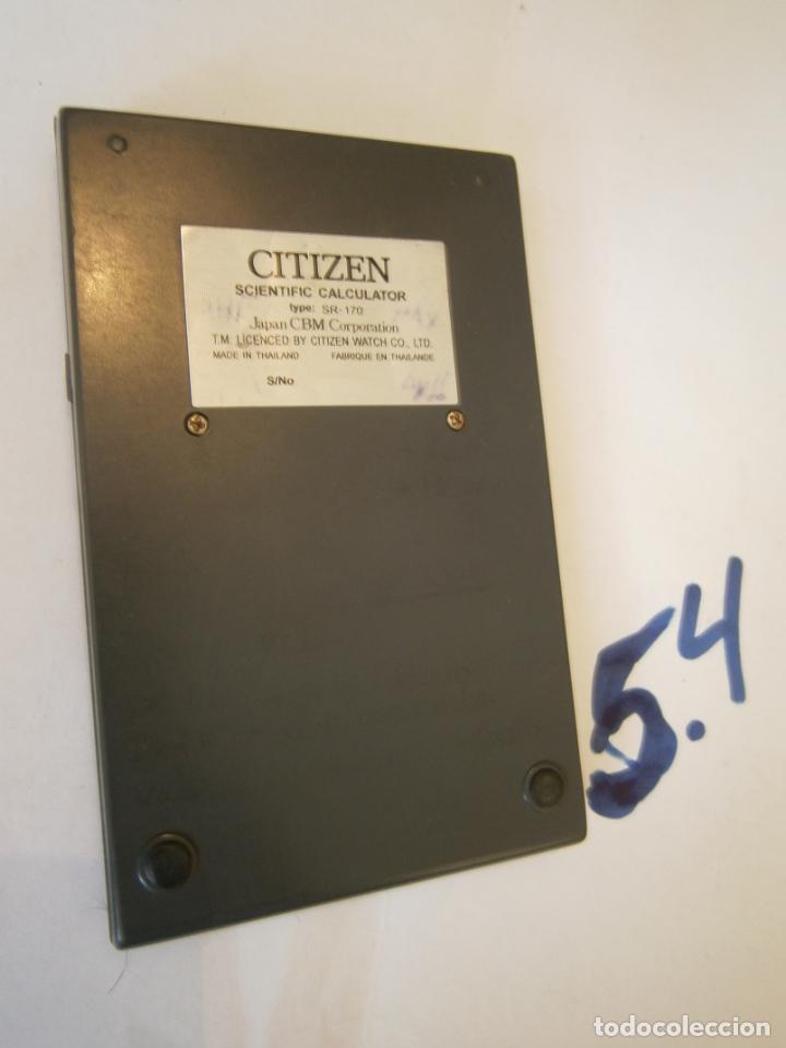 Antig&uuml;edades: ANTIGUA CALCUADORA CITIZEN SR-170 FUNCIONANDO - Foto 6