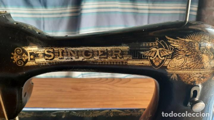 Antig&uuml;edades: CABEZAL M&Aacute;QUINA DE COSER &rdquo;SINGER&rdquo; - Foto 2