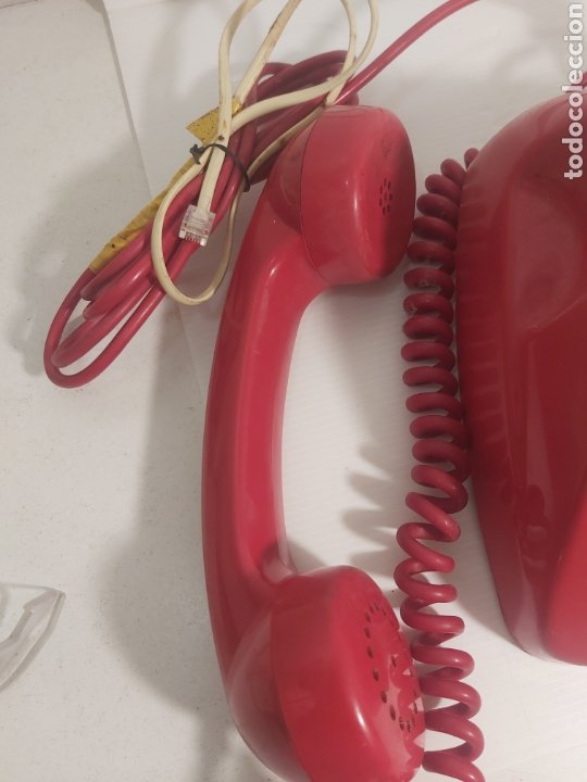 telefono antiguo rojo años 70 español, 100% ori - Compra venta en  todocoleccion