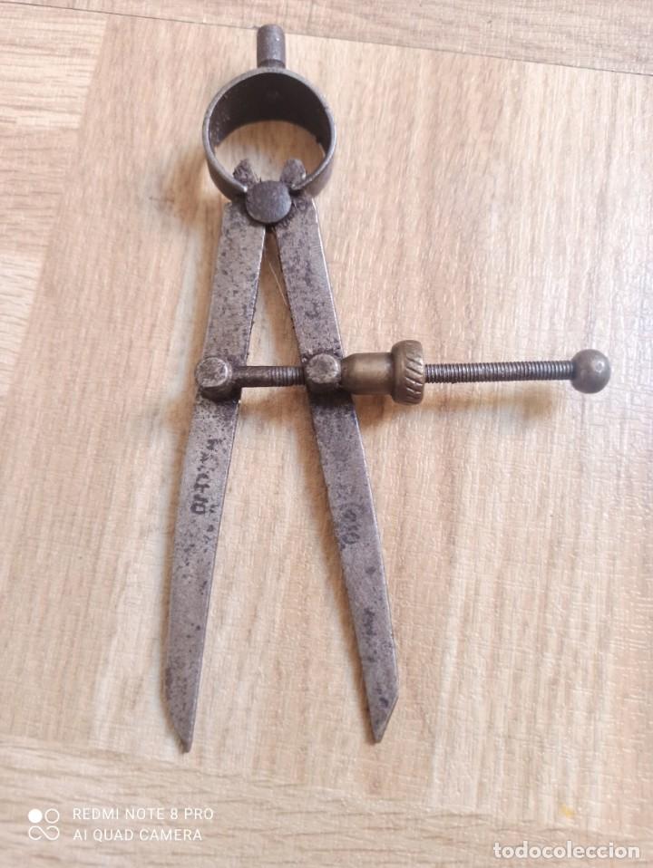 compas metal marca xi 14 cm - Acheter Outils professionnels anciens de  menuiserie sur todocoleccion