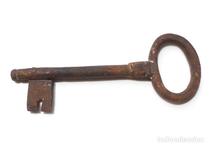 Antig&uuml;edades: LLAVE DE FORJA. COLECCI&Oacute;N.- 12,5 CM DE LARGO - Foto 1