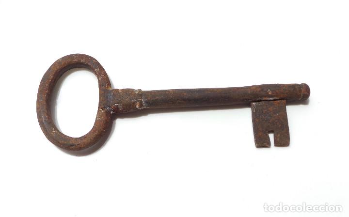 Antig&uuml;edades: LLAVE DE FORJA. COLECCI&Oacute;N.- 12,5 CM DE LARGO - Foto 2