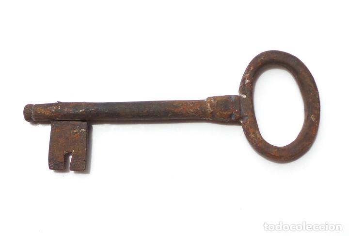 Antig&uuml;edades: LLAVE DE FORJA. COLECCI&Oacute;N.- 12,5 CM DE LARGO - Foto 3