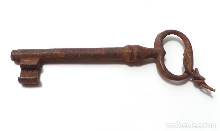 Antig&uuml;edades: LLAVE DE COLECCI&Oacute;N.- 11,5 CM DE LARGO - Foto 3