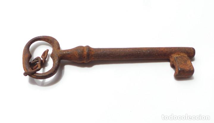 Antig&uuml;edades: LLAVE DE COLECCI&Oacute;N.- 11,5 CM DE LARGO - Foto 4