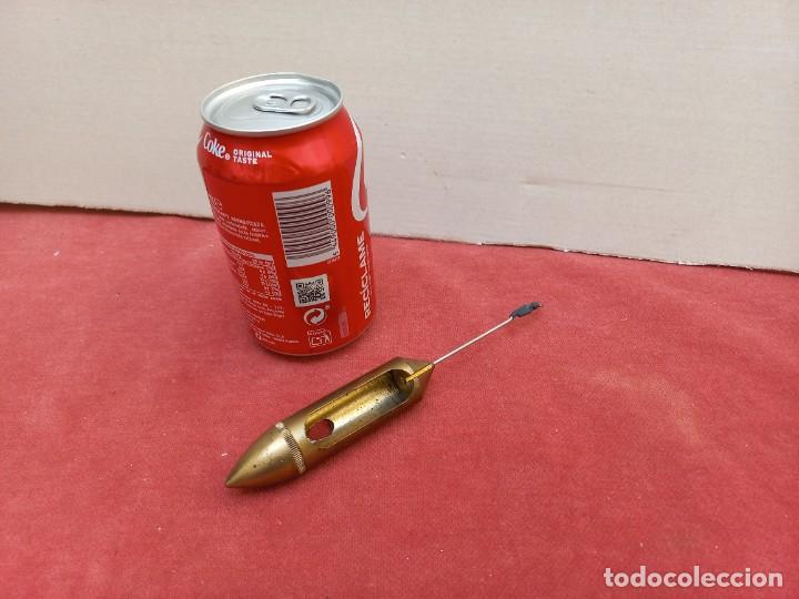 Antig&uuml;edades: aerometro densiometro de bronce de nicholson - Foto 1