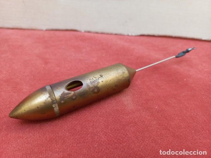 Antig&uuml;edades: aerometro densiometro de bronce de nicholson - Foto 3