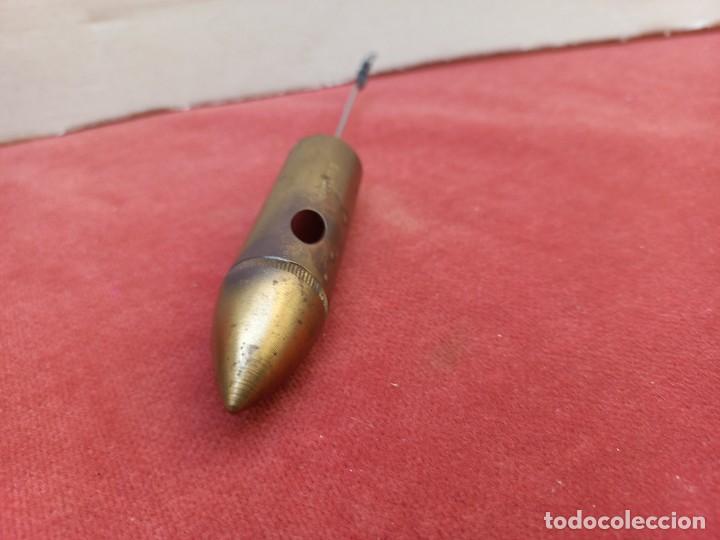 Antig&uuml;edades: aerometro densiometro de bronce de nicholson - Foto 5