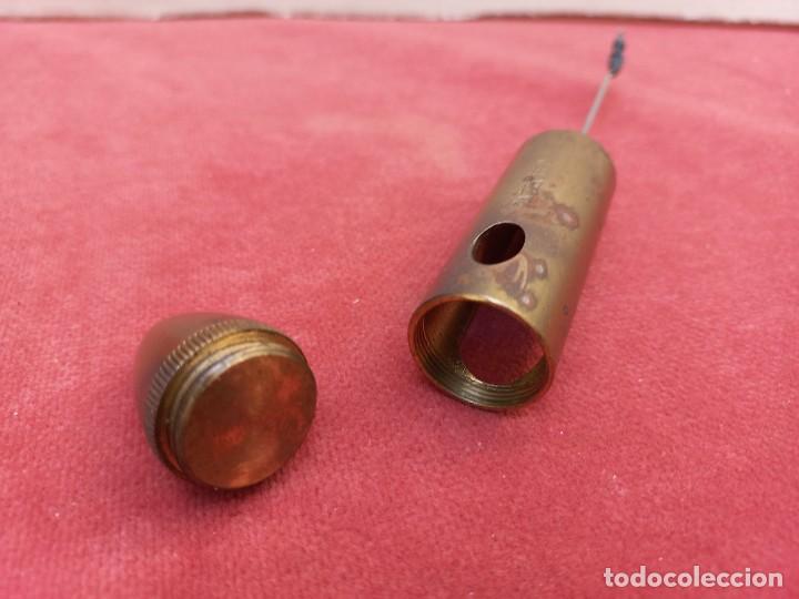 Antig&uuml;edades: aerometro densiometro de bronce de nicholson - Foto 7