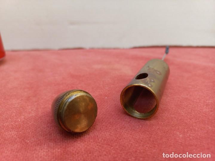 Antig&uuml;edades: aerometro densiometro de bronce de nicholson - Foto 8