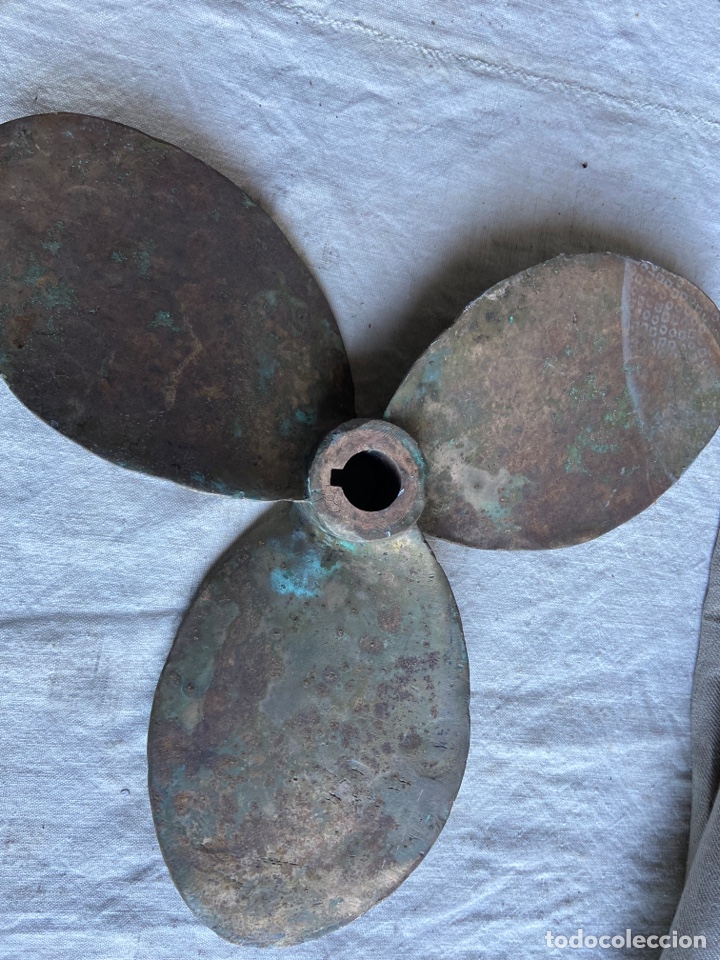 Antig&uuml;edades: HELICE ANTIGUA DE BARCO BRONCE - Foto 4