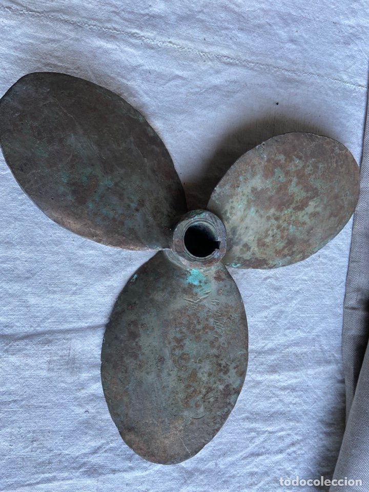 Antig&uuml;edades: HELICE ANTIGUA DE BARCO BRONCE - Foto 1