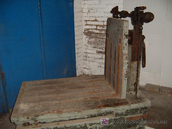 Antig&uuml;edades: ANTIGUA BASCULA DE ALMACEN - ENVIO GRATIS A CATALU&Ntilde;A - Foto 3