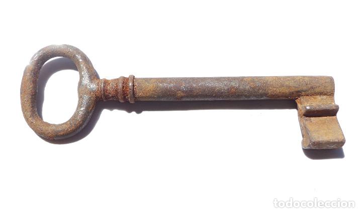 Antig&uuml;edades: LLAVE DE COLECCI&Oacute;N.- 14 CM DE LARGO - Foto 4