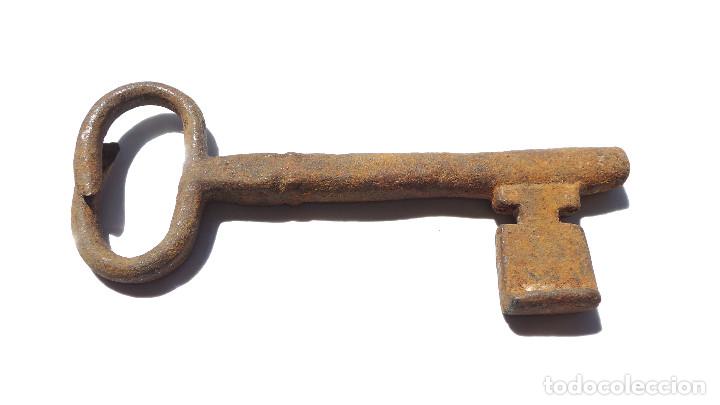 Antig&uuml;edades: LLAVE DE COLECCI&Oacute;N.- 13,5 CM DE LARGO - Foto 4