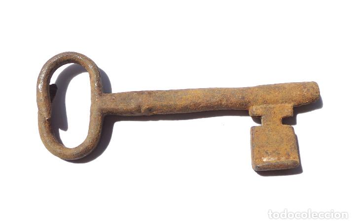 Antig&uuml;edades: LLAVE DE COLECCI&Oacute;N.- 13,5 CM DE LARGO - Foto 5