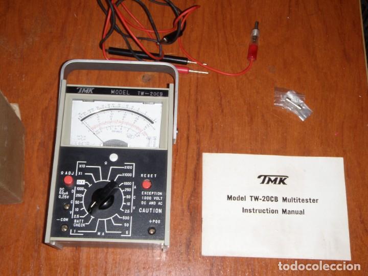 Antig&uuml;edades: POLIMETRO MULTI TESTER TMK MODELO TW20CB TW-20CB - Foto 4