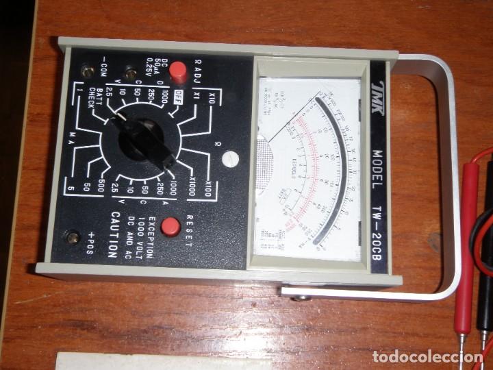 Antig&uuml;edades: POLIMETRO MULTI TESTER TMK MODELO TW20CB TW-20CB - Foto 5